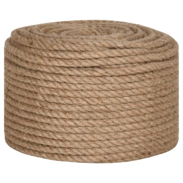 VidaXL Jute Rope 25 M Long 14 Mm Thick 153757