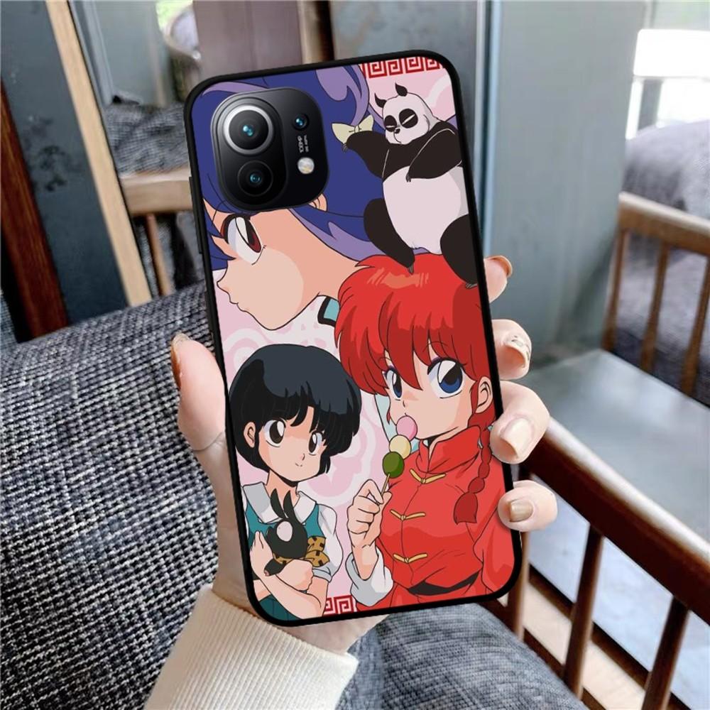 Cartoon Ranma ½ Phone Case For Xiaomi Mi 5X 8 9 10 11 12 Lite Pro 10T PocoX3pro PocoM3 Note 10 Pro Lite