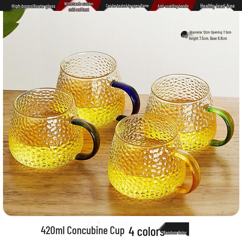 ZISIZ Hammered Glass Teacup