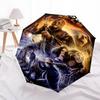 Printed The Revenge of Michael MyersPrinted Folding Umbrella,Outdoor,Leisure,And Travel Umbrella,Durable Umbrella Fabric,Birthday And Holiday Gift
