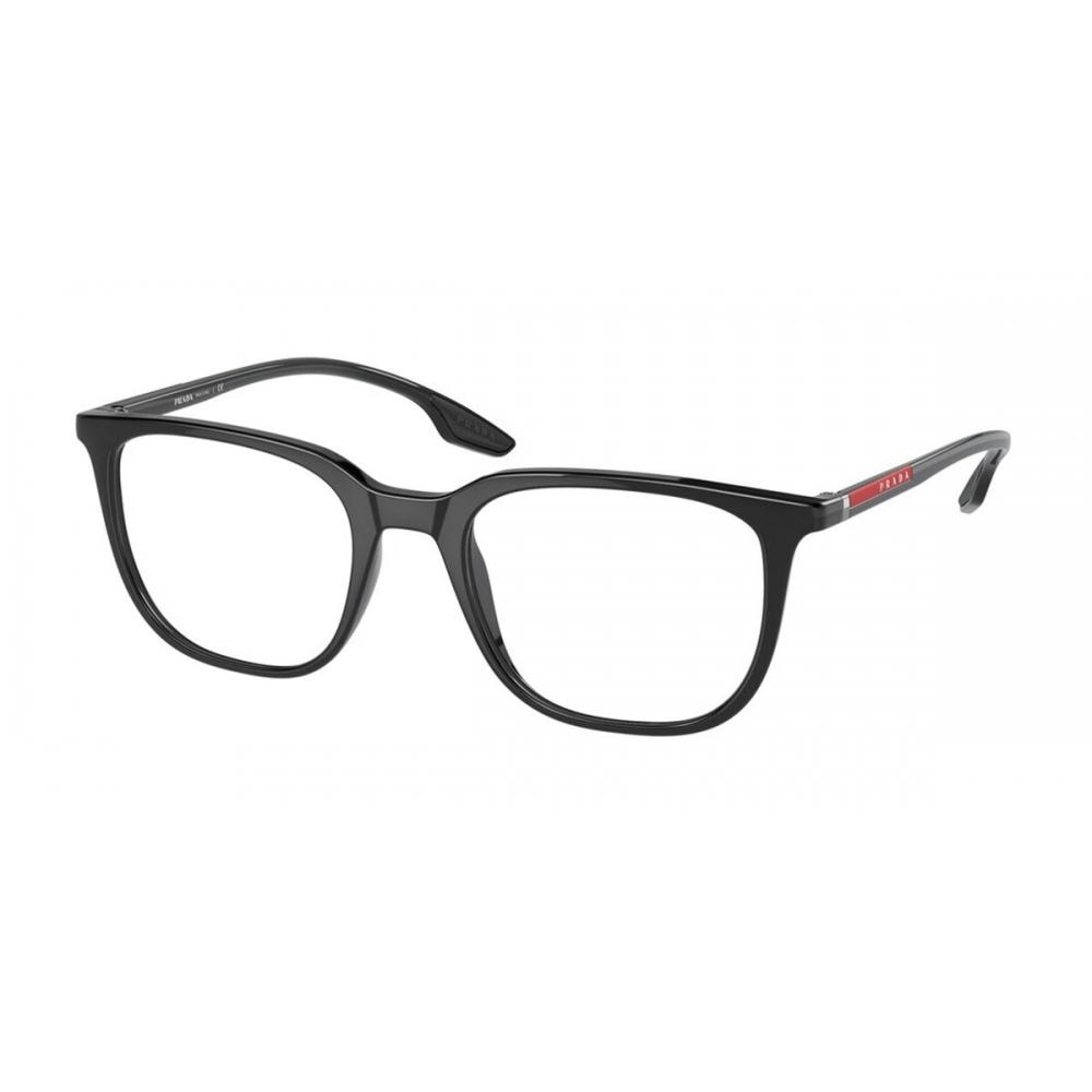 Prada Linea Rossa Ps01ov 1ab1o1 Men Eyeglasses Black/50-19-145