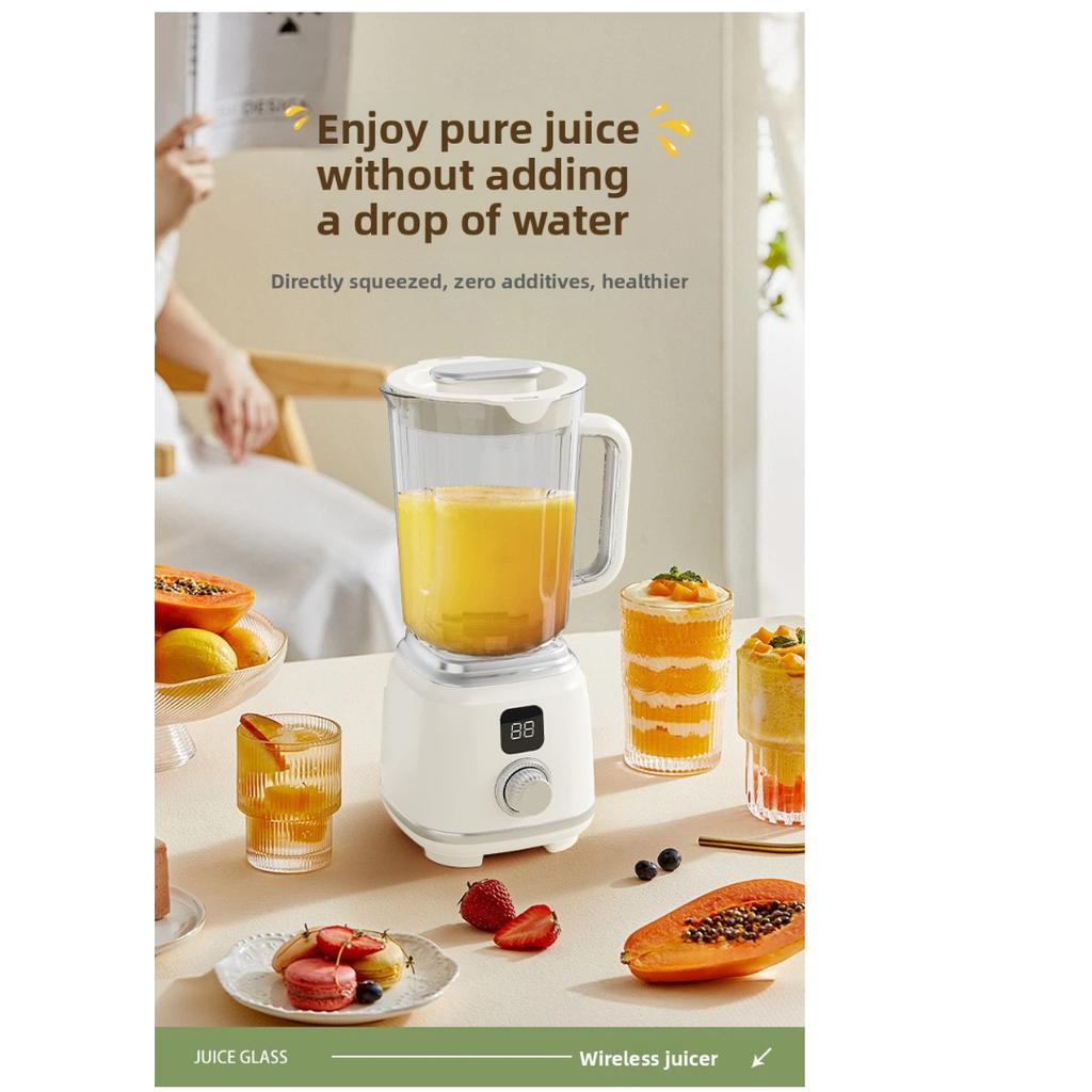 Portable Juicer Cup Electric Blender, Multifunctional Fruit Vegetable Juicer, Ice Crushing Smoothie Maker for Home Use