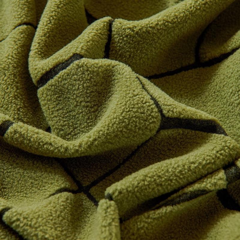 The New All  Season Universal Sofa Cover Featuring An Old Fashioned Straight Row Seat Cushion for One Two or Three People Is Covered with A Cloth