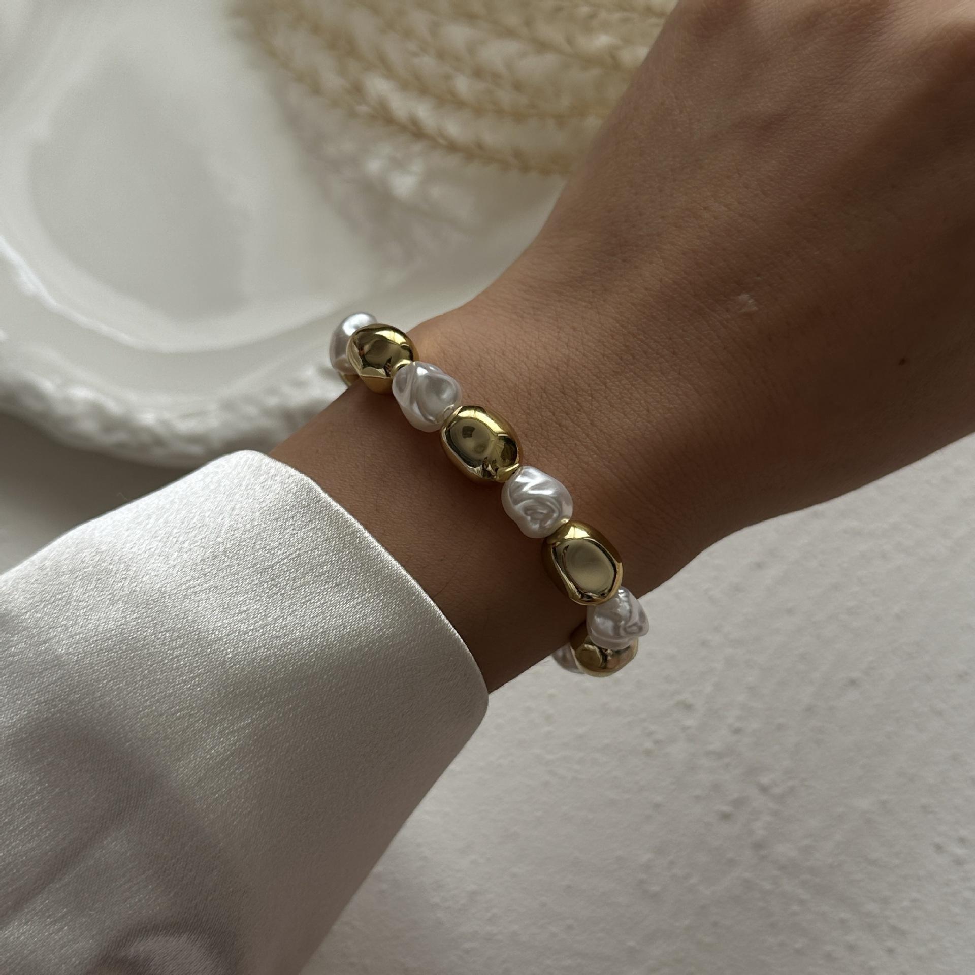 

Exaggerated Wide Cuff Irregular Geometric Gold Color Chunky Bracelet Bangles for Women Men Punk Hip Hop Fashion Jewelry Gift