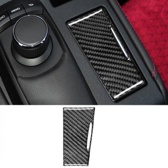Carbon Fiber Console Cigarette Lighter Panel Trim For Lexus CT200h 2011-2017