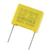 Safety Capacitors, X2 Capacitors, Yellow, Polypropylene, Metal, Rectangle, 0.22uF, 275VAC X2 Series, Pack of 10