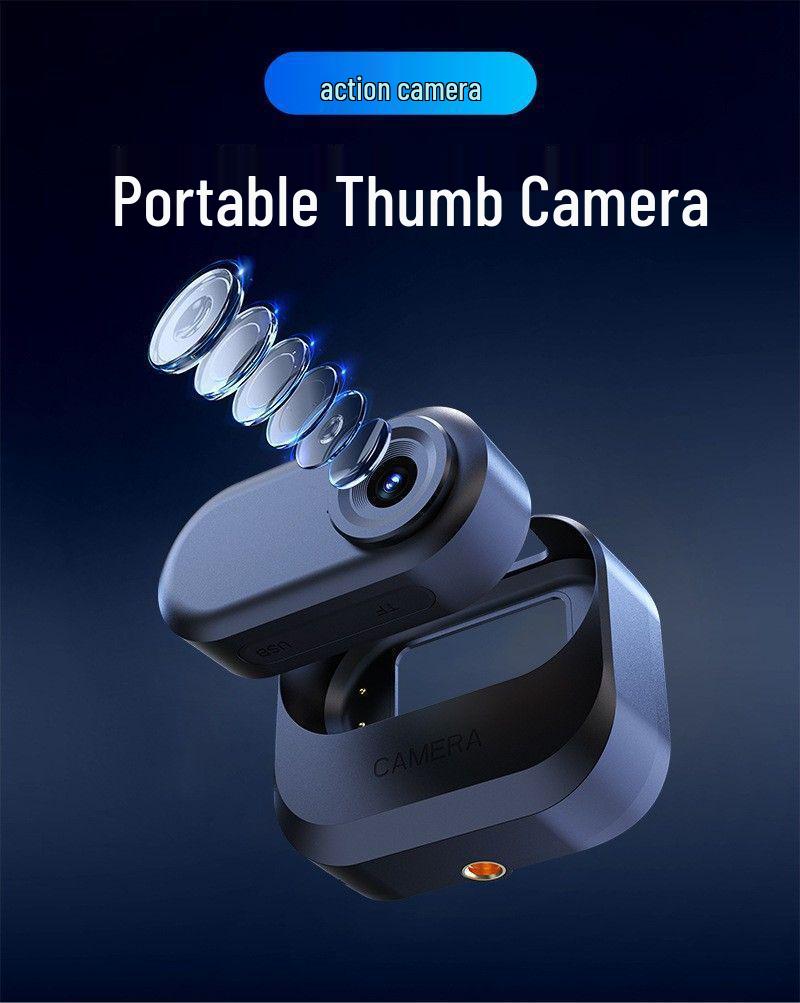 HD Action Camera for Students: Magnetic, Rechargeable, Outdoor Recorder for Motorcycles & Bicycles