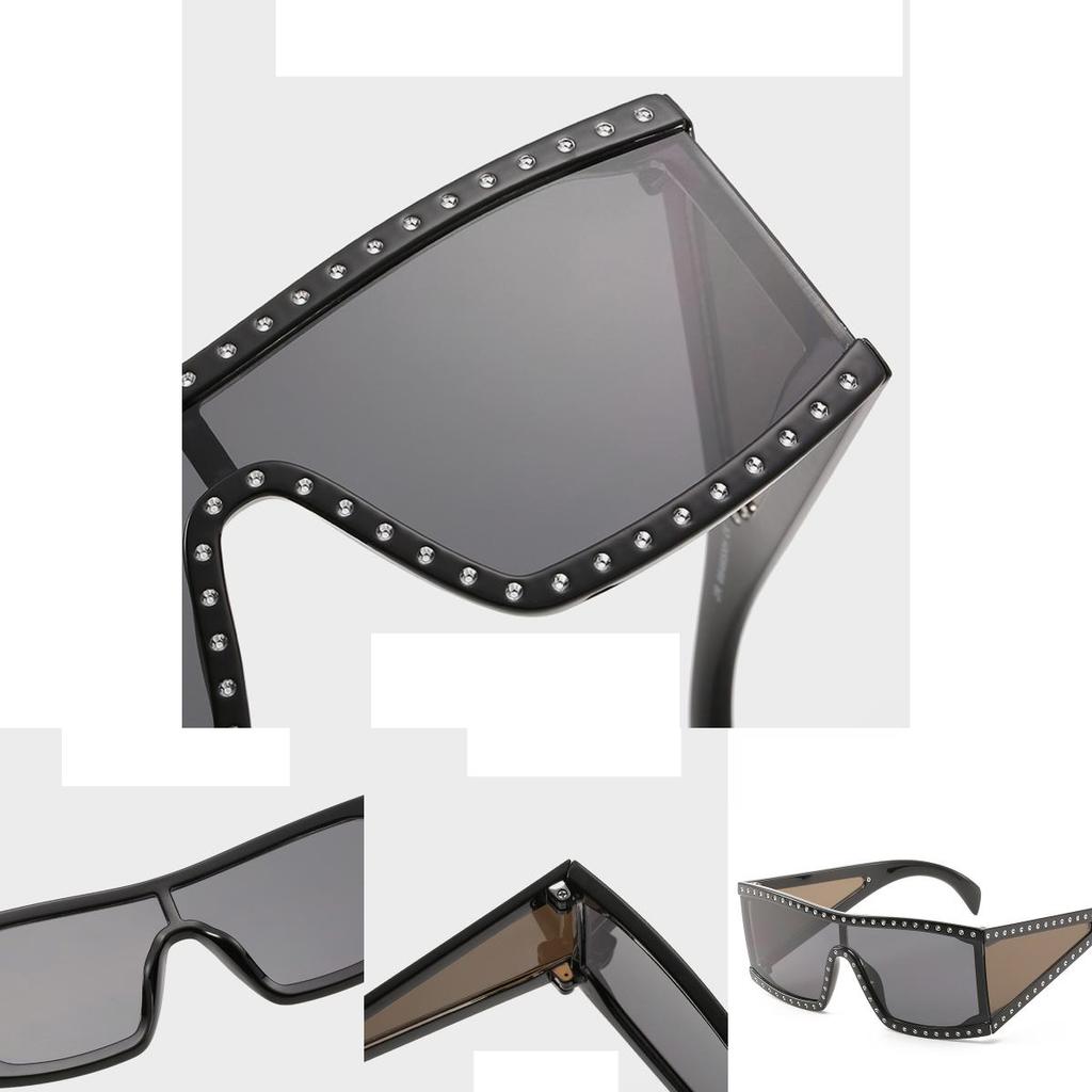 Women's Retro Flat Top Large Oversize Square Frame Sunglasses With Uv400 Protection And Timeless Style