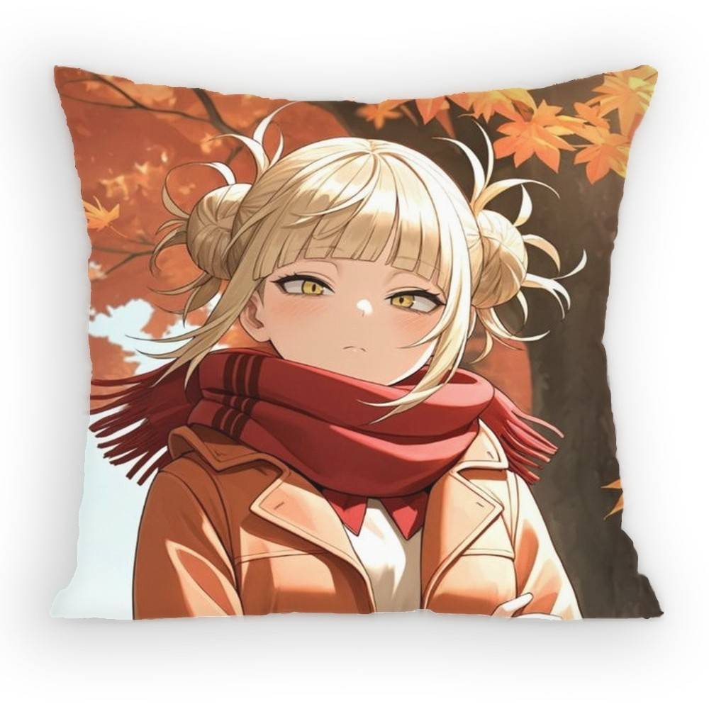 H-Himiko T-Toga Pillow Case Sofa Living Room Bedroom Headboard Backrest Cushion Square Cushion Nap Time