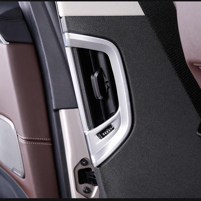 Pro BMW řady 5 G30 G31 17-18 2PCS Chrom ABS Kryt zadního bočního výstupu vzduchu Obložení interiéru auta