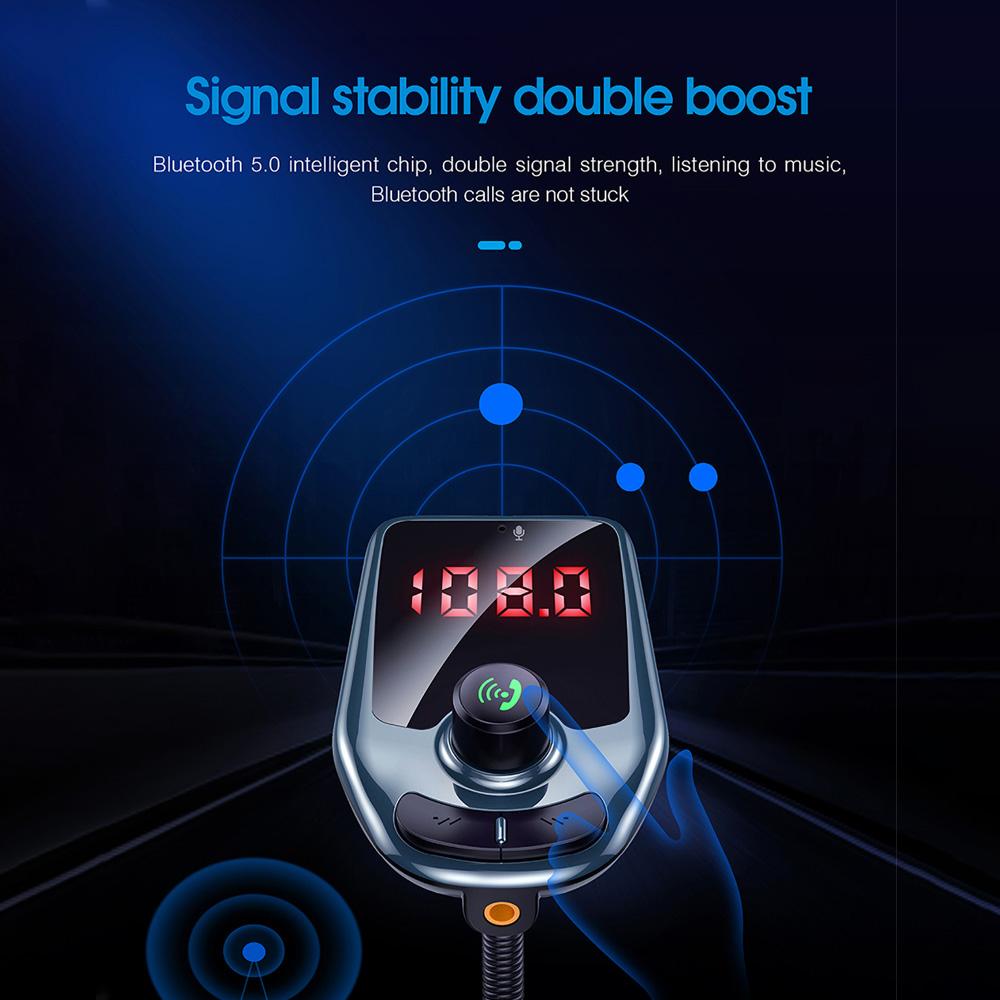 Noul Mp3 Player Bluetooth Car Kit Music Player FM Transmitter Modulator cu 3.0a Dual Usb Car Charger Boxes Conexiune AUX