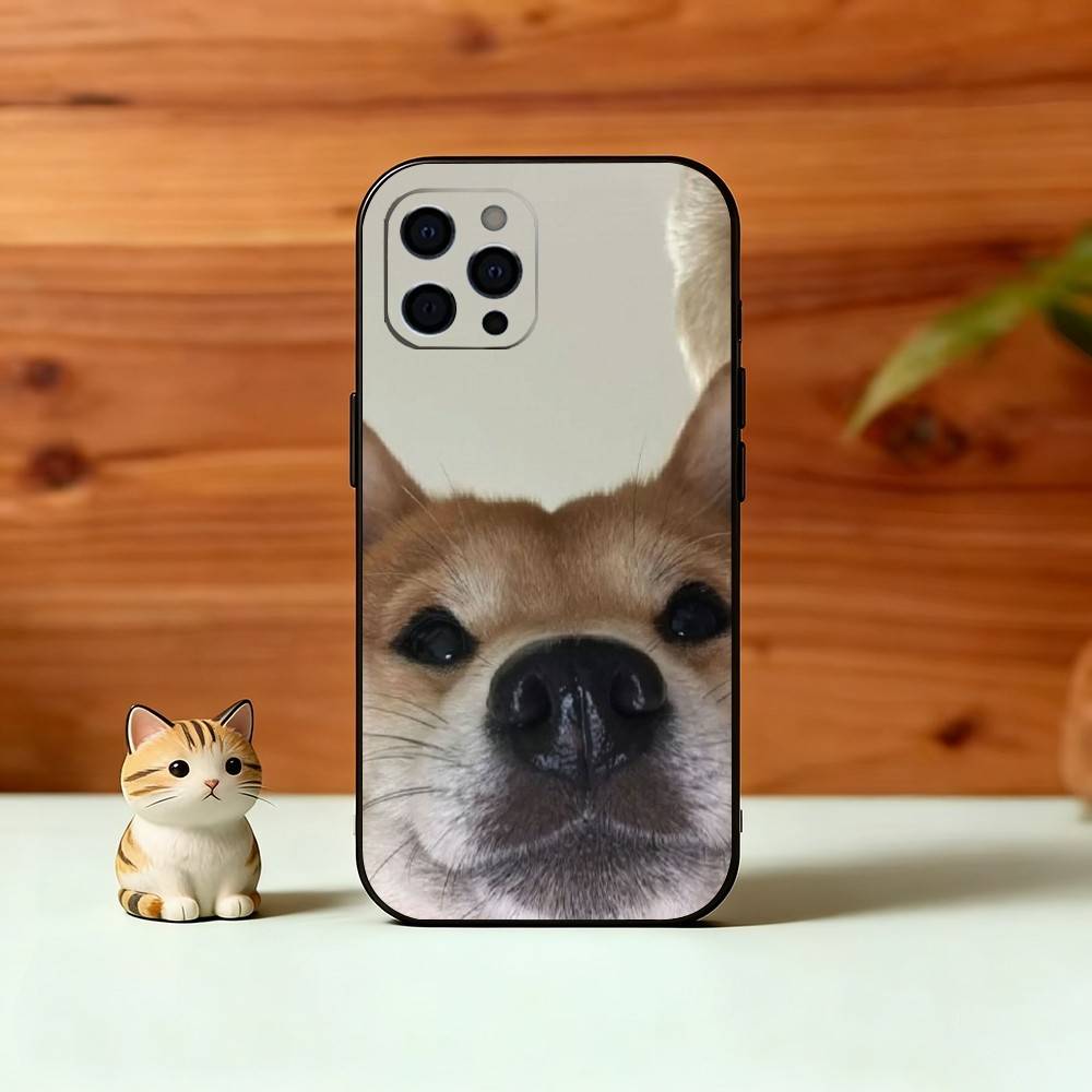 Shiba Inu Phone Case For iPhone 17, 16,15,14,13,12,11 Plus,Pro Max, Others Soft Black Cover