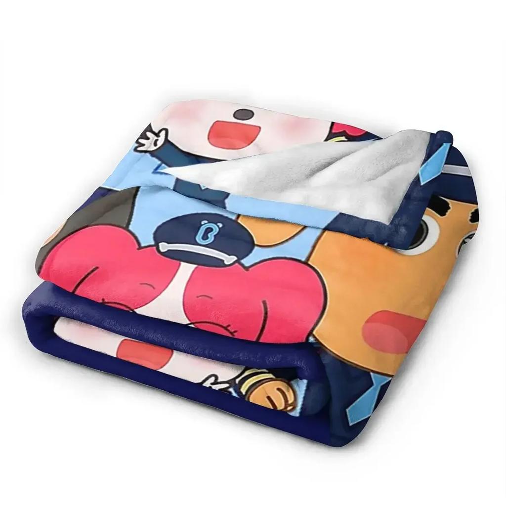Coperta da sceriffo Labrador morbida e calda in flanella, peluche per letto, soggiorno, picnic, viaggio, casa, divano