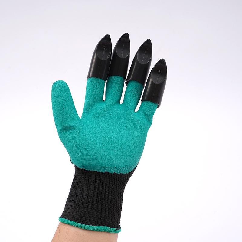 Wear-Resistant Non-Slip Latex-Dipped Gardening Gloves for Planting, Digging, and Weeding