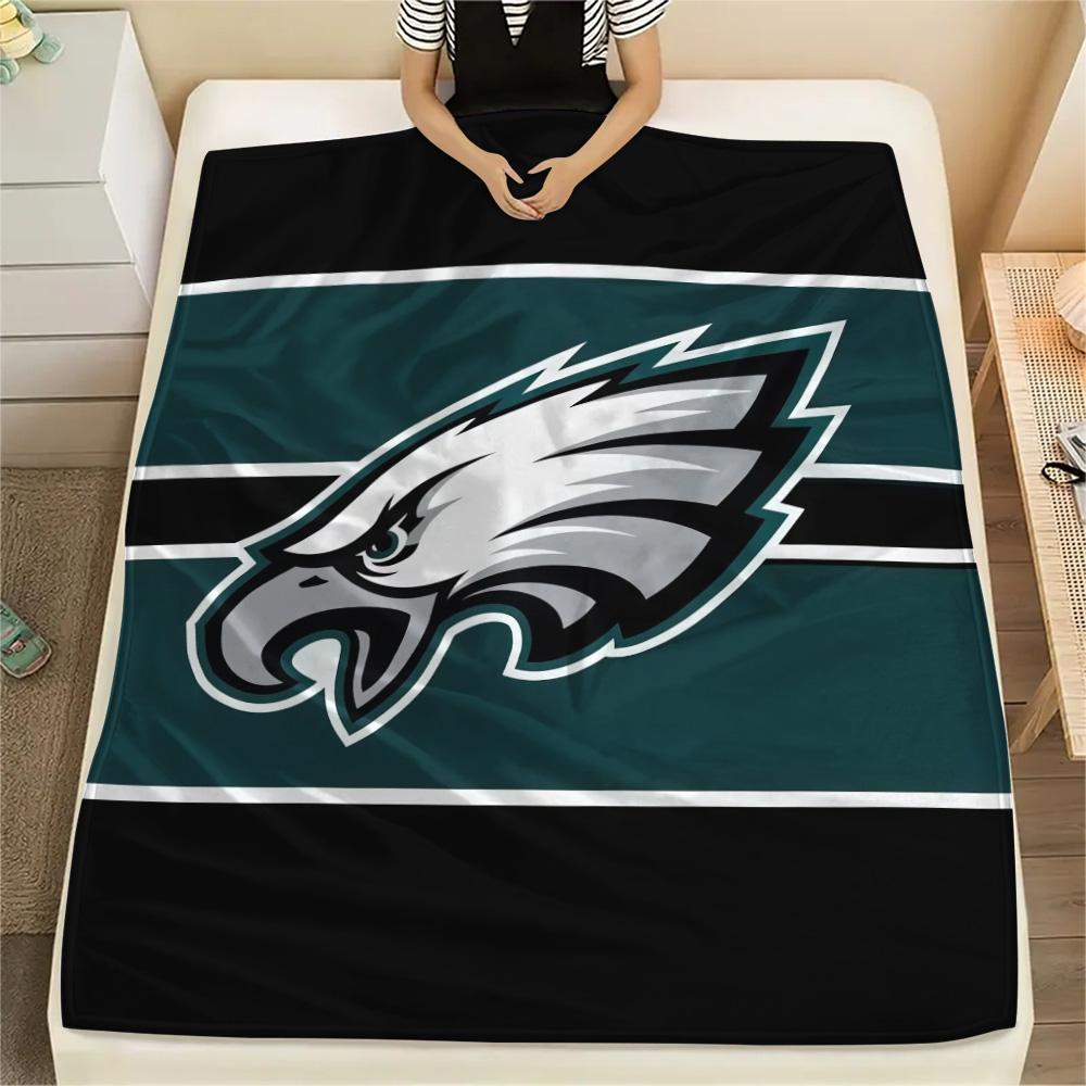 Philadelphia Eagles Flannel Blanket, High quality Comfortable for All Seasons, Home Decor, Warmth and Comfort