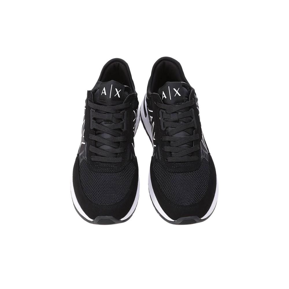 Armani Exchange Schnürschuhe Low-Top Freizeit-Sneaker Herren Schwarz XUX090XV27600002