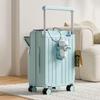 JOURHEY SHI Women's Large Capacity Hardside Front-Opening Luggage