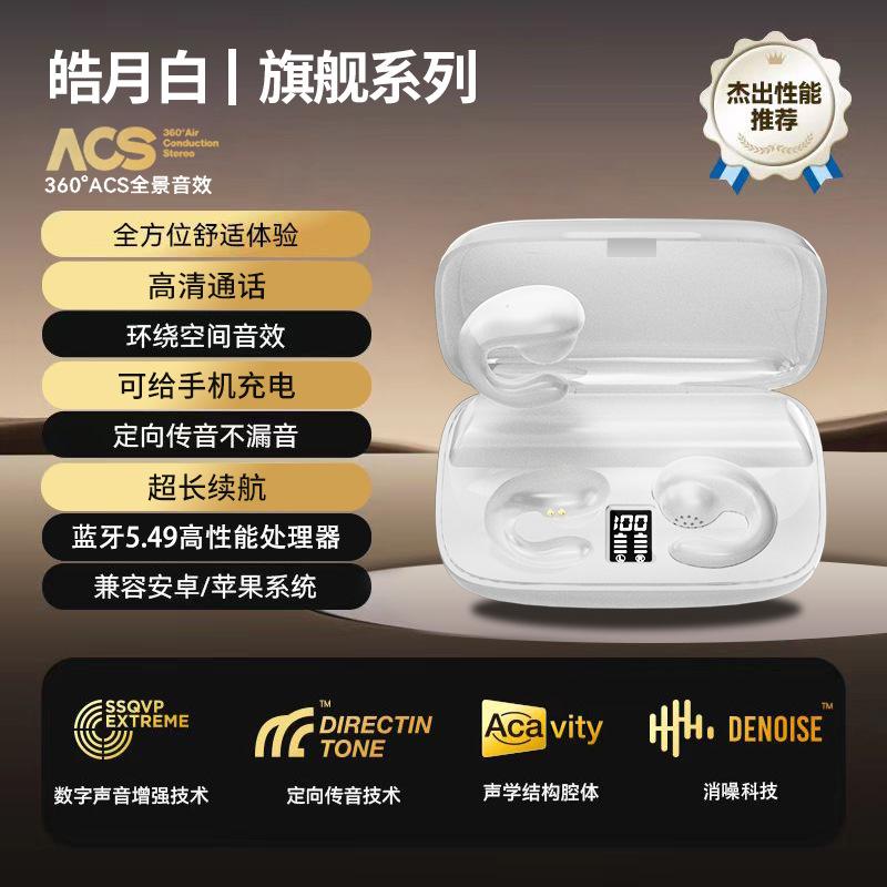 New [can reverse charge the mobile phone] true wireless bluetooth headset super long battery life sports noise reduction