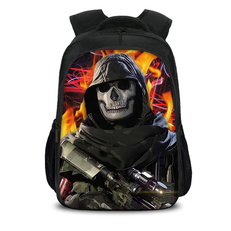 Call of Duty Double Layer Backpack Durable, Fashionable, Large Capacity School Boy and Girl Birthday Best Gift