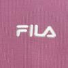 FILA Original Simple Classic Retro Casual Versatile Comfortable Split Solid Color Knitted Short Sleeve Dress Women dresses Brick-Red F51W629312FWI