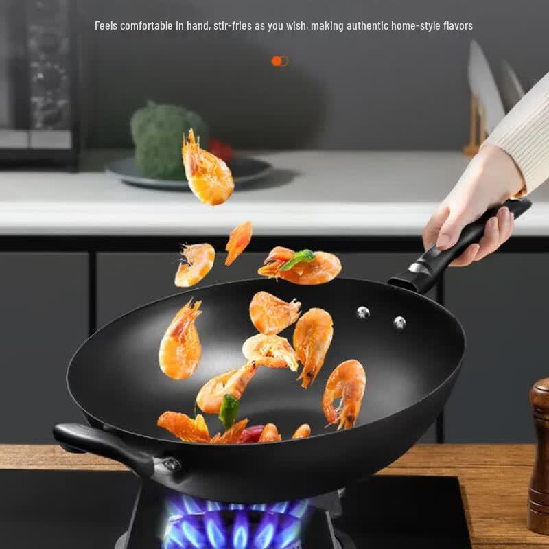 Supor Traditional Cast Iron Wok