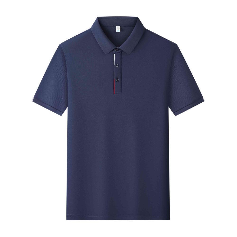 Ice-Feel Combed Cotton Polo Shirt: Custom Logo Team Building Summer Workwear