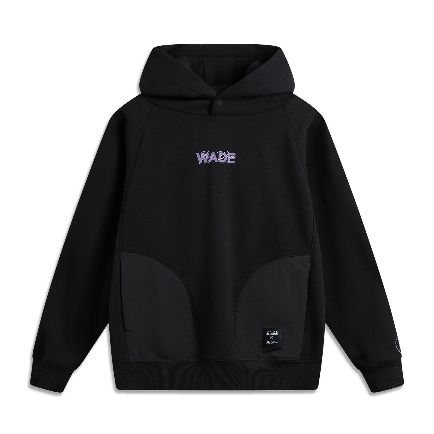 Li-Ning Men s Lifestyle Series Pullover Hoodie Black AWDUH31-1 L