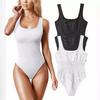 Women's U-neck Sleeveless Tank Top Bodysuit