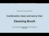 Pin Tu Long Handle Wall-Mounted Toilet Brush Set - No Dead Angle Bathroom & Gap Cleaning Brush