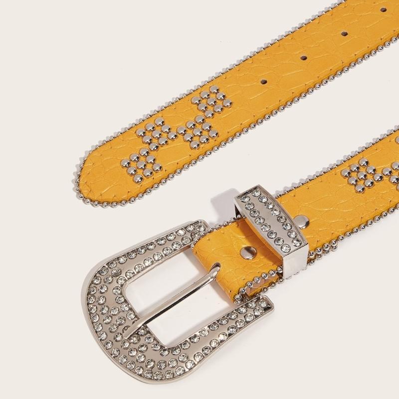 Subculture Belt  Rivet Studded Belt for Jeans Shorts Belt Women Waist Decors Pants Waist Belt Girl Waist Ornaments