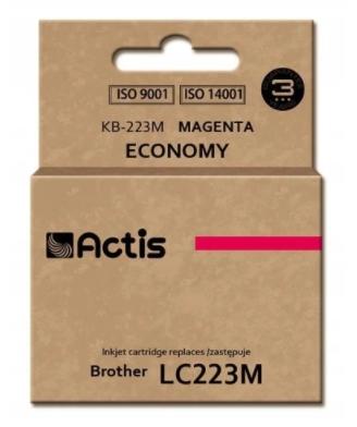 Actis LC223M High-Yield Magenta Ink Cartridge for Brother Printers, 550 Pages