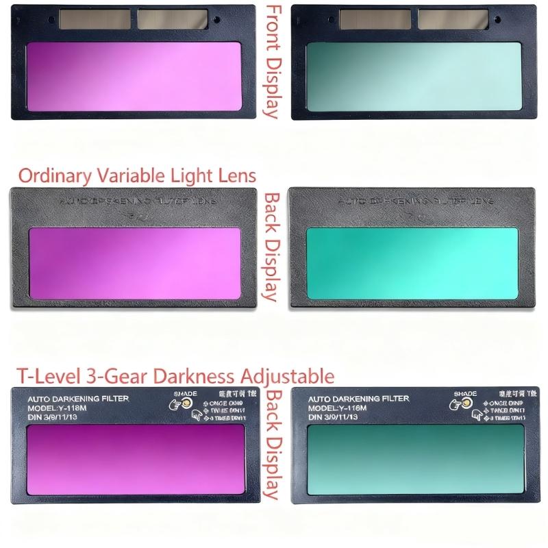 Auto Darkening Welding Goggles with ABS Frame and Light Sensing Lens Eye Protections Eyewears for Arcing Safety