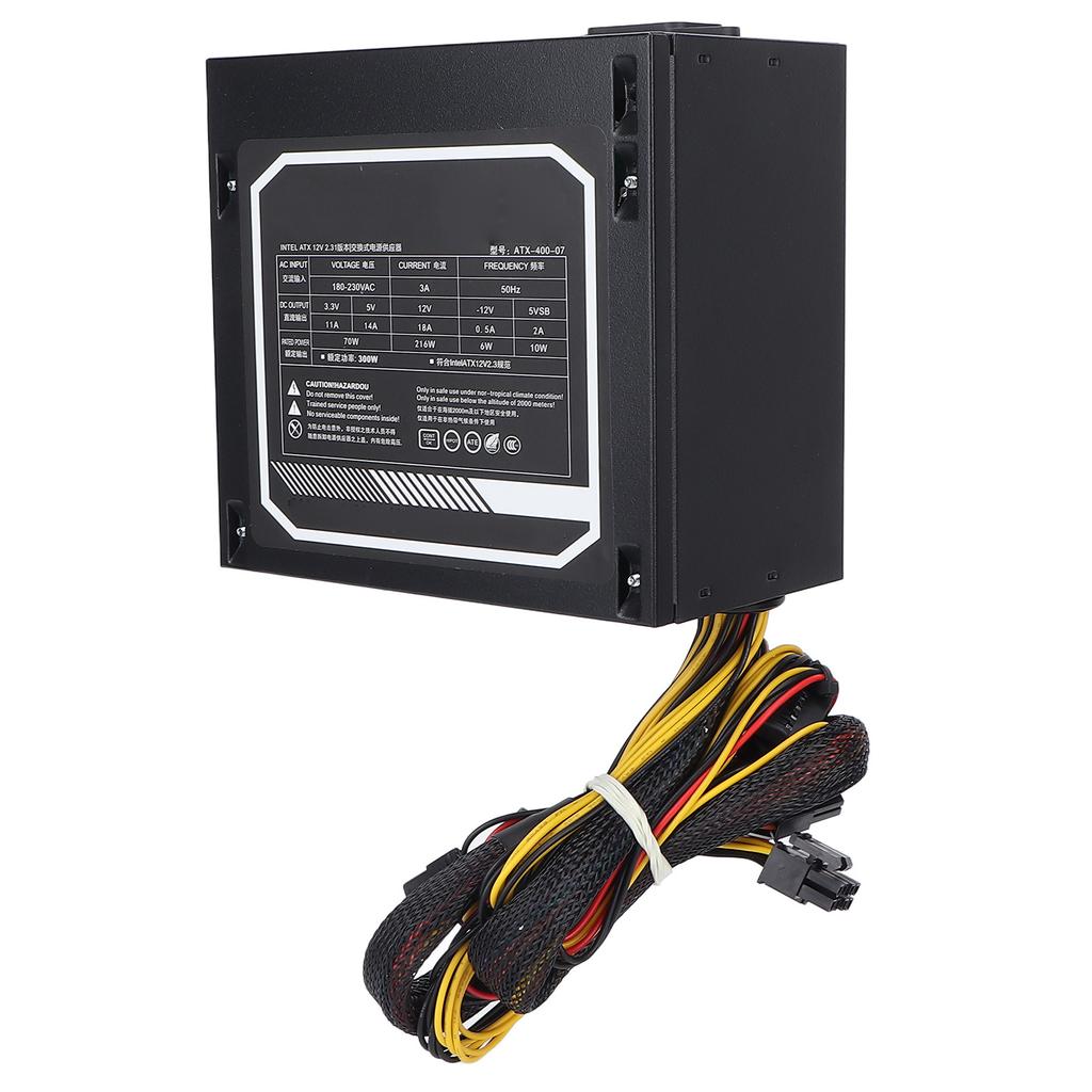 Desktop Power Supply 300W EMI Filter Circuit Wide Mute Design Stable Output Computer Parts AC