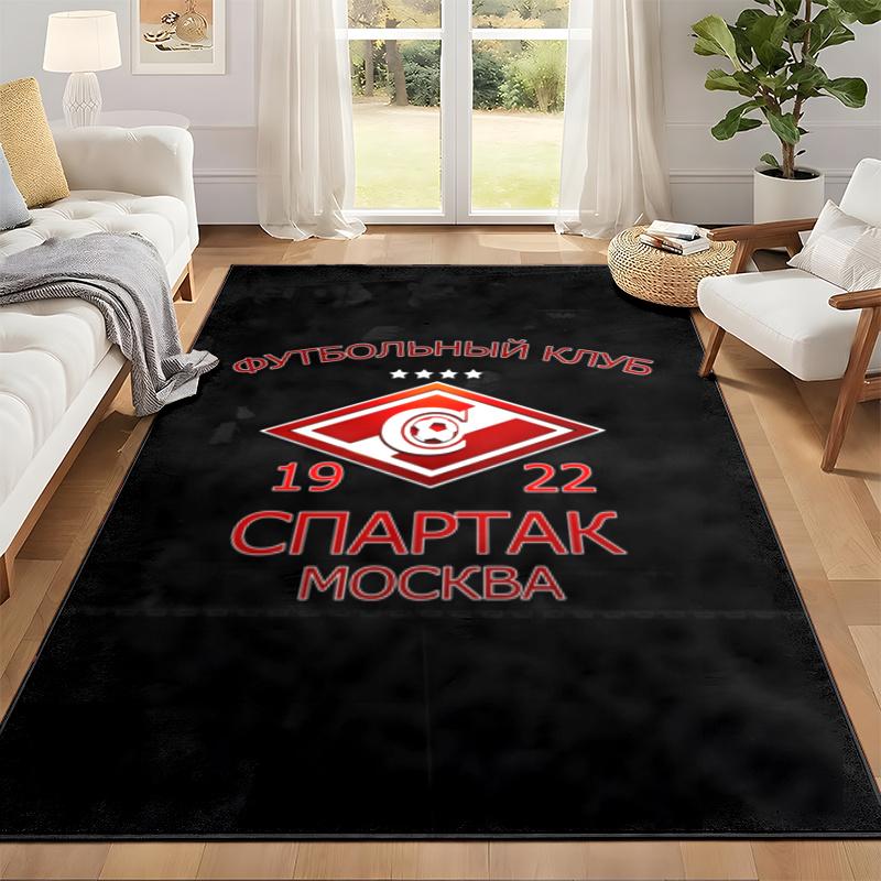 FC Spartak Moscow Carpet Door Mat for Living Room or Bedroom Protective Mat Under Chair Office Decoration Christmas Gift Birthday Present
