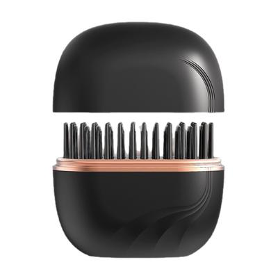 ABS Portable Hair Straightener Brush For All Hair Types With Safe Heat-resistant Shell Must-have For Travel