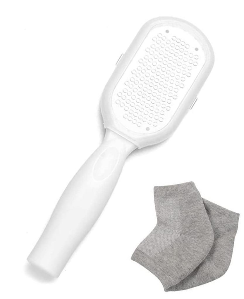 Callus Removal Heel Moisturizing Socks Set & (White)