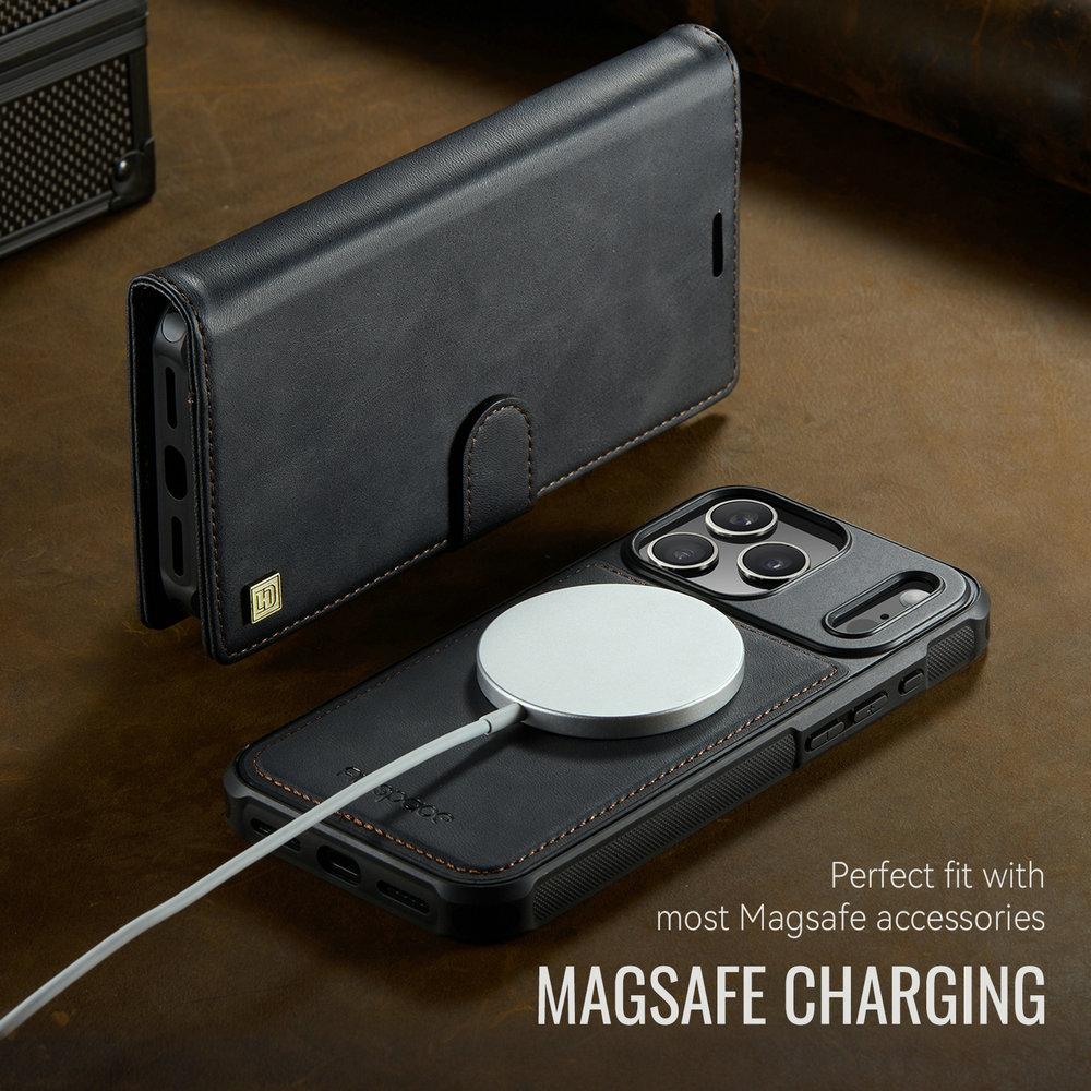 Custodia di LUSSO per IPhone 18 Pro Max 5G 2026 2in1 Portafoglio in Pelle Staccabile Porta Carte Funda IPhone 18 Pro Copertura Magnetica