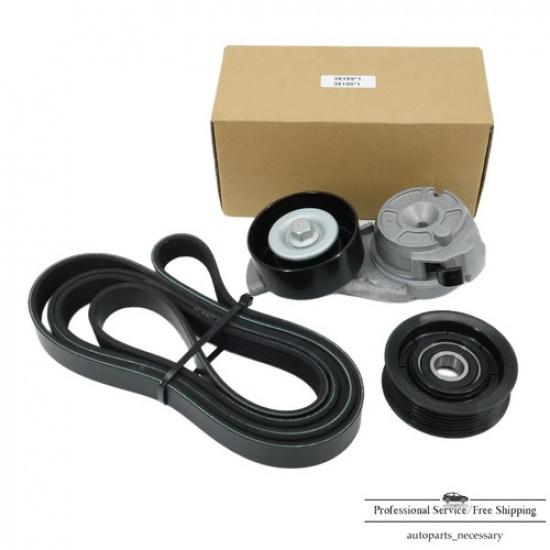 NEW Serpentine Belt Drive Component Kit For 06-11 Ford Crown Victoria Lincoln