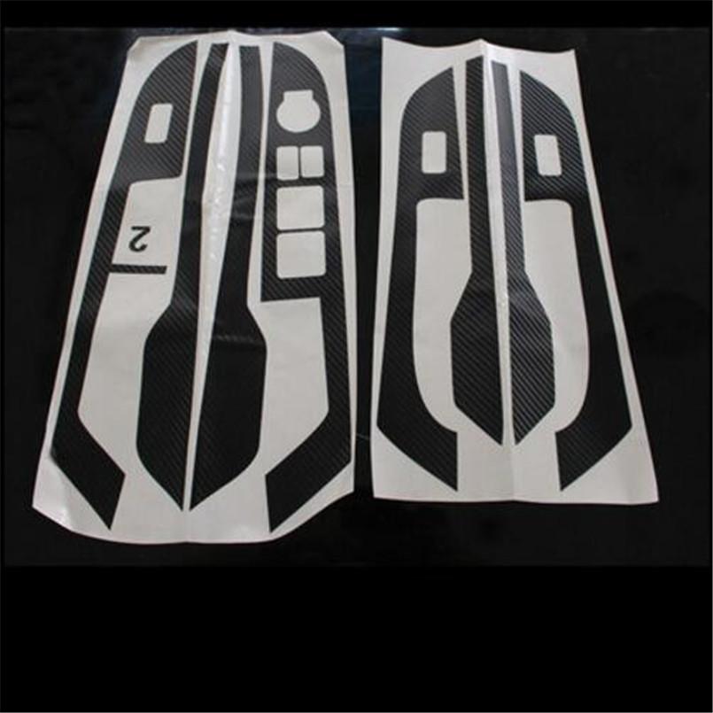 Car carbon fiber car stickers door panel armrest sticker,auto accessories for KIA Rio k2