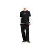 Armani Exchange Fitted Short Sleeve Crew Neck Creative Logo Printed T-Shirt Men Tops Black XM000566-AF10334-UC001