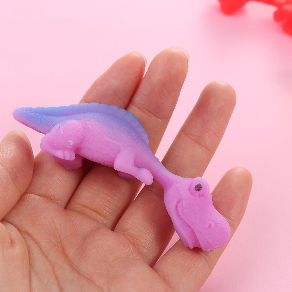 TPR Toy Finger Ejection Dinosaur Fun Tricky Flying Finger Birds Launch Dinosaur  Party Favors