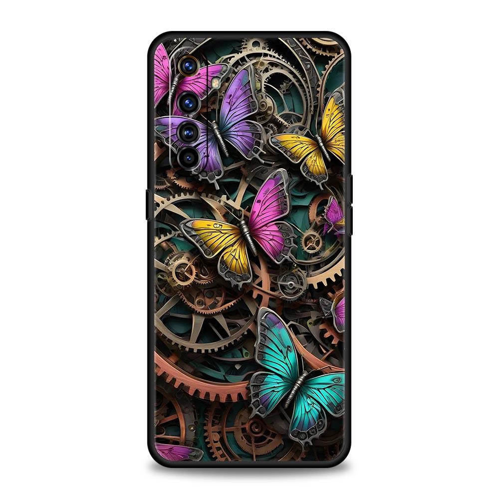 Fashionable Butterfly Flower Pattern Soft TPU For Realme 13 12 11 10 9 Pro Plus GT3 GT2 C21 C25 C35 C53 C55 C67 Pro Phone Case