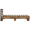 Bed Frame with Headboard Reclaimed Wood 80 x 200 cm Engineered Wood