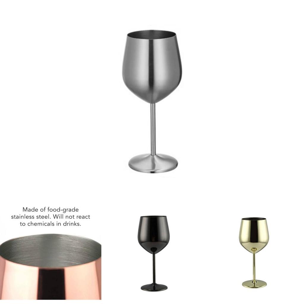 Stainless Wine Steel Glasses Fashionable Simple Vintage Home Wine Champagne
