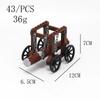MOC fortress castle modular city wall tower turret medieval siege equipment soldier doll sceneparty favors ideal for children birthday