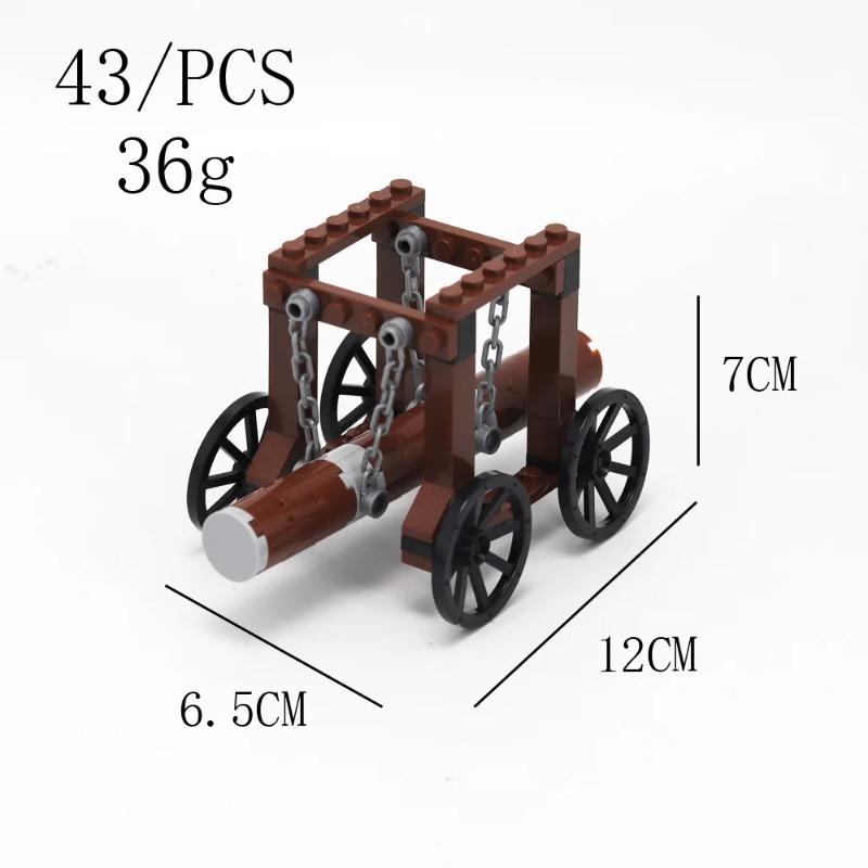 MOC fortress castle modular city wall tower turret medieval siege equipment soldier doll sceneparty favors ideal for children birthday