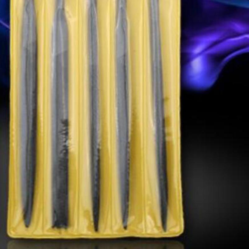 5 Pieces/Set of Professional Technical Diamond File 3X140Mm Raft Needle Metal Cutting Tool Glass Metal Stone Carving