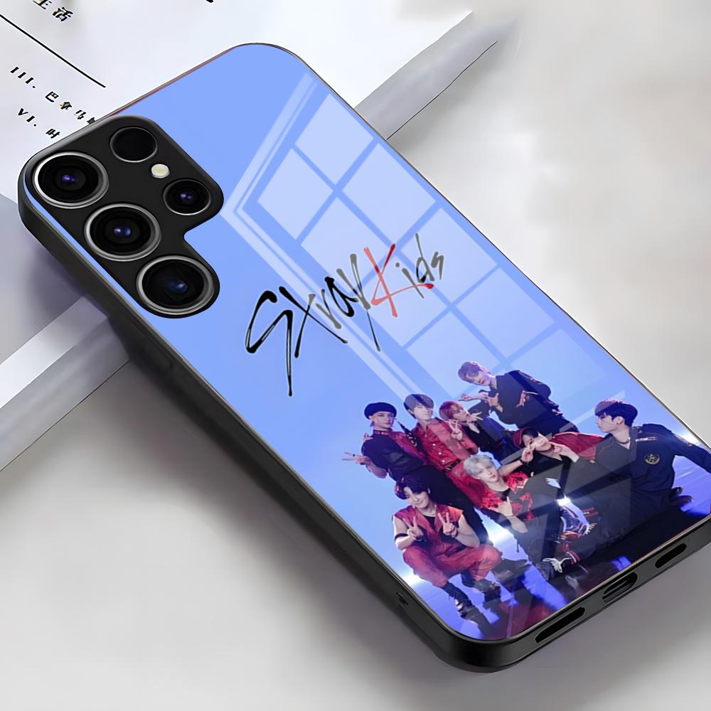 S-stray K-Kids New Song T-Truman Phone Case For Samsung S26 S25 Edge Ultra S23 S22 S21 S20 Ultra Plus S24 Fe A54 A53 A25 Glass C
