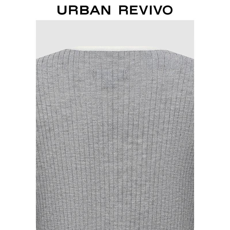 UR Women's Faux Two-Piece Slim Fit Knit Top