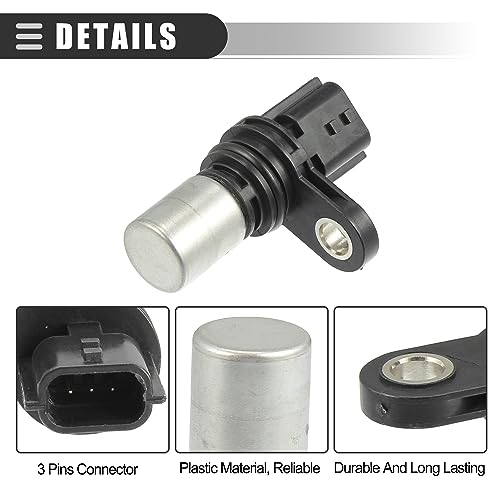 Senzor CPS Motoforti, senzor de poziție a arborelui cu came pentru Nissan Versa 2009-2015, ABS, metal, nr. 237311HC1A, negru